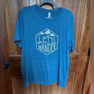 Canvas Blue Graphic T-Shirt Bella Canvas - XL